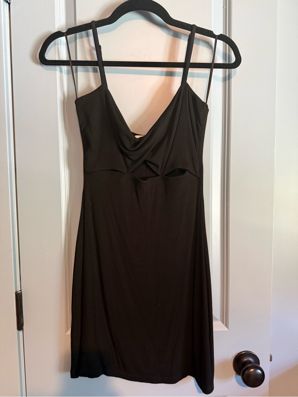Z Supply Black Spaghetti Strap Mini Dress